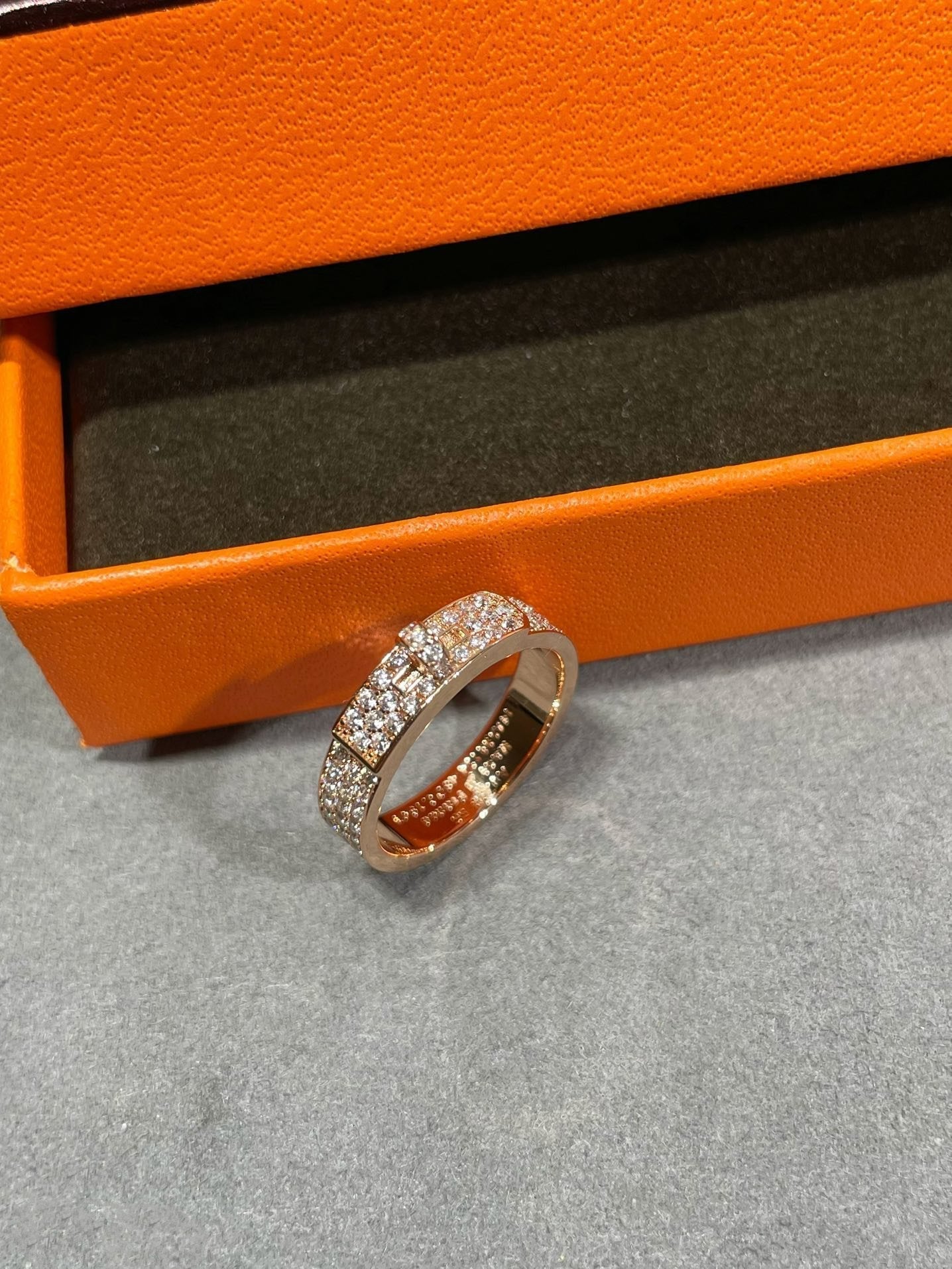 [Rose Jewelrys]KELLY PINK GOLD DIAMOND RING